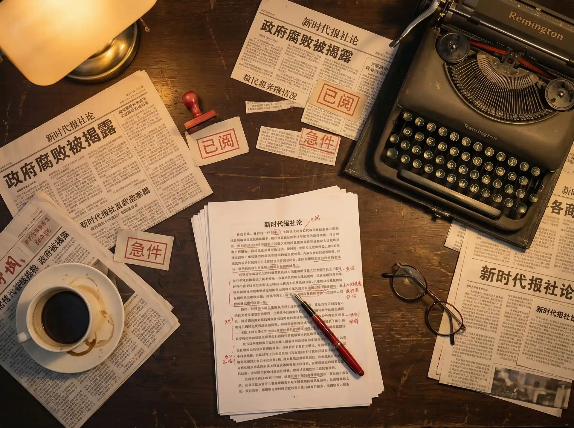同人-同人传媒最新创作与精选视频 - 报社编辑部工作场景